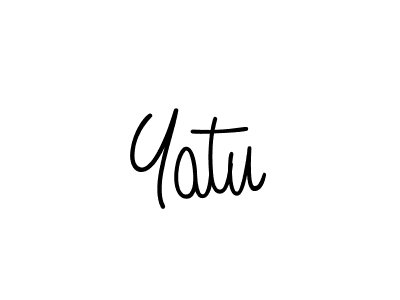 How to Draw Yatu signature style? Angelique-Rose-font-FFP is a latest design signature styles for name Yatu. Yatu signature style 5 images and pictures png