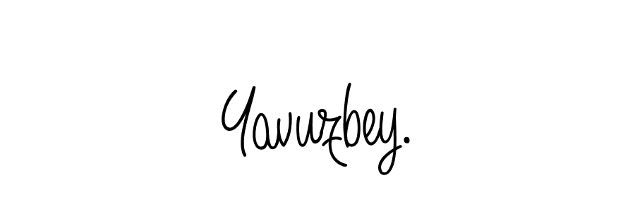 How to make Yavuzbey. name signature. Use Angelique-Rose-font-FFP style for creating short signs online. This is the latest handwritten sign. Yavuzbey. signature style 5 images and pictures png