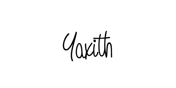 How to make Yaxith name signature. Use Angelique-Rose-font-FFP style for creating short signs online. This is the latest handwritten sign. Yaxith signature style 5 images and pictures png