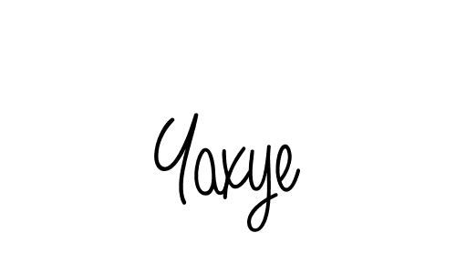Make a beautiful signature design for name Yaxye. Use this online signature maker to create a handwritten signature for free. Yaxye signature style 5 images and pictures png