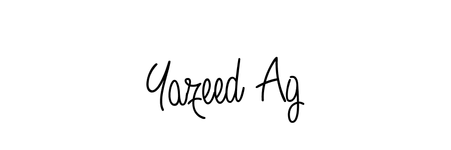 Similarly Angelique-Rose-font-FFP is the best handwritten signature design. Signature creator online .You can use it as an online autograph creator for name Yazeed Ag. Yazeed Ag signature style 5 images and pictures png