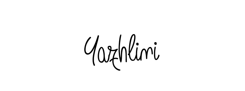 Create a beautiful signature design for name Yazhlini. With this signature (Angelique-Rose-font-FFP) fonts, you can make a handwritten signature for free. Yazhlini signature style 5 images and pictures png