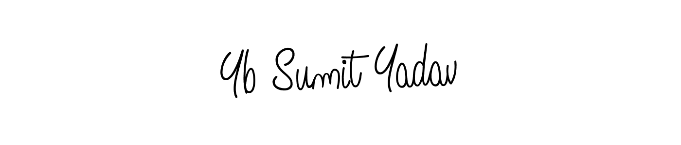 Best and Professional Signature Style for Yb Sumit Yadav. Angelique-Rose-font-FFP Best Signature Style Collection. Yb Sumit Yadav signature style 5 images and pictures png