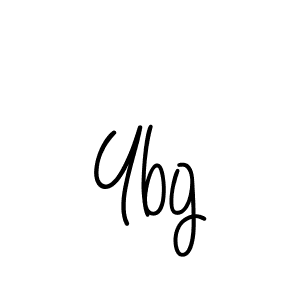 How to make Ybg signature? Angelique-Rose-font-FFP is a professional autograph style. Create handwritten signature for Ybg name. Ybg signature style 5 images and pictures png