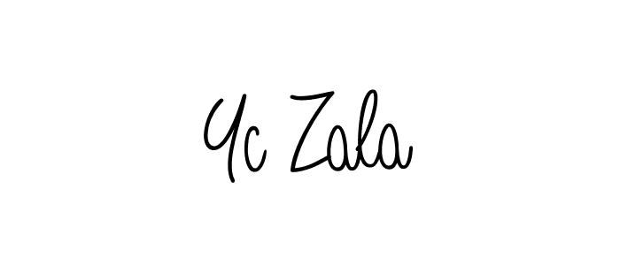 Once you've used our free online signature maker to create your best signature Angelique-Rose-font-FFP style, it's time to enjoy all of the benefits that Yc Zala name signing documents. Yc Zala signature style 5 images and pictures png