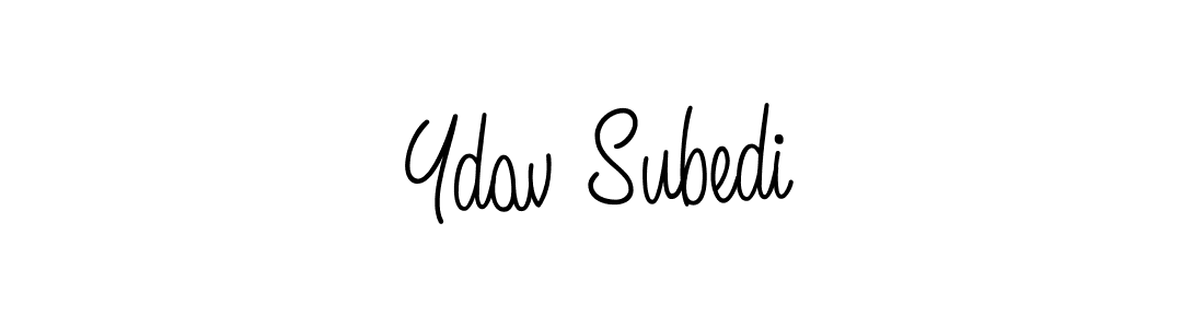 Best and Professional Signature Style for Ydav Subedi. Angelique-Rose-font-FFP Best Signature Style Collection. Ydav Subedi signature style 5 images and pictures png