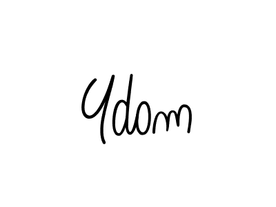 How to Draw Ydom signature style? Angelique-Rose-font-FFP is a latest design signature styles for name Ydom. Ydom signature style 5 images and pictures png