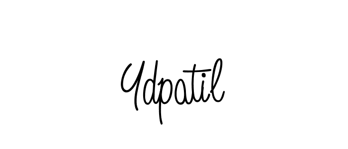 Create a beautiful signature design for name Ydpatil. With this signature (Angelique-Rose-font-FFP) fonts, you can make a handwritten signature for free. Ydpatil signature style 5 images and pictures png