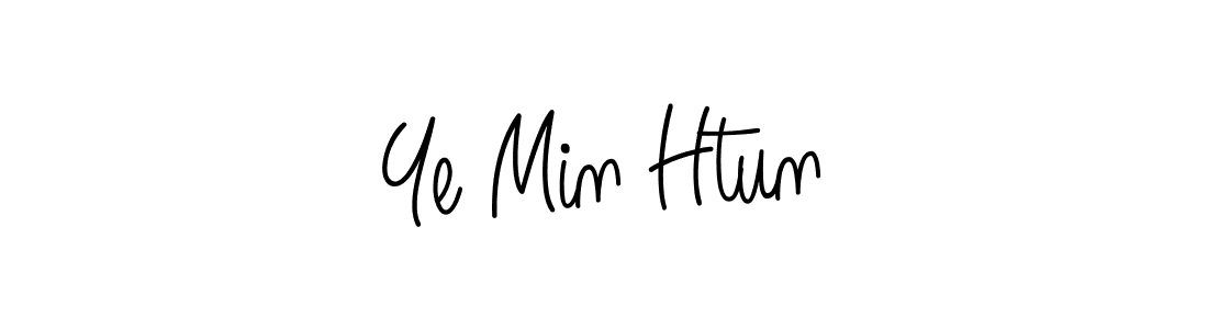 Make a beautiful signature design for name Ye Min Htun. Use this online signature maker to create a handwritten signature for free. Ye Min Htun signature style 5 images and pictures png