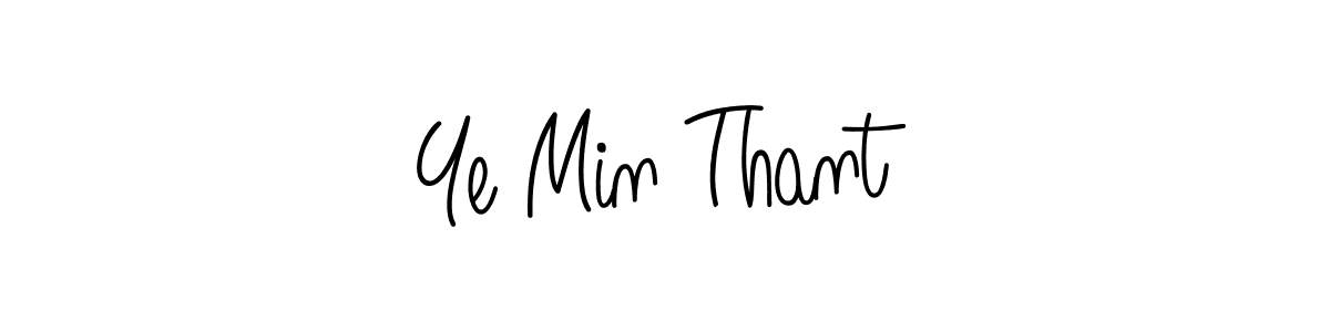 if you are searching for the best signature style for your name Ye Min Thant. so please give up your signature search. here we have designed multiple signature styles  using Angelique-Rose-font-FFP. Ye Min Thant signature style 5 images and pictures png