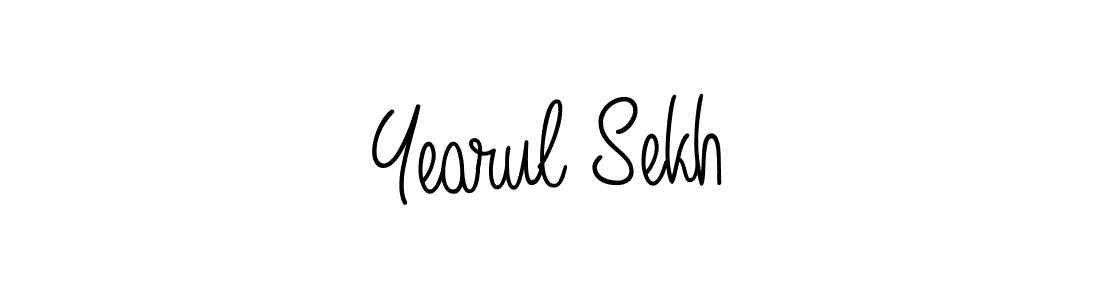 Best and Professional Signature Style for Yearul Sekh. Angelique-Rose-font-FFP Best Signature Style Collection. Yearul Sekh signature style 5 images and pictures png