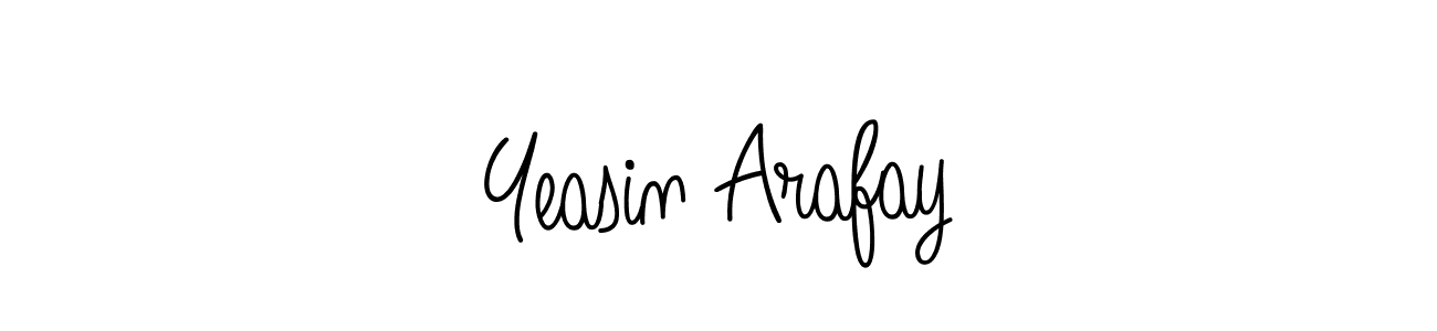 Also we have Yeasin Arafay name is the best signature style. Create professional handwritten signature collection using Angelique-Rose-font-FFP autograph style. Yeasin Arafay signature style 5 images and pictures png