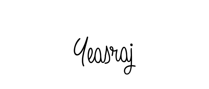 The best way (Angelique-Rose-font-FFP) to make a short signature is to pick only two or three words in your name. The name Yeasraj include a total of six letters. For converting this name. Yeasraj signature style 5 images and pictures png