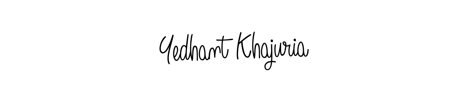 How to make Yedhant Khajuria signature? Angelique-Rose-font-FFP is a professional autograph style. Create handwritten signature for Yedhant Khajuria name. Yedhant Khajuria signature style 5 images and pictures png