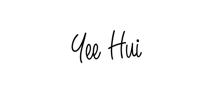 Best and Professional Signature Style for Yee Hui. Angelique-Rose-font-FFP Best Signature Style Collection. Yee Hui signature style 5 images and pictures png