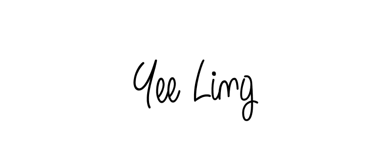 Best and Professional Signature Style for Yee Ling. Angelique-Rose-font-FFP Best Signature Style Collection. Yee Ling signature style 5 images and pictures png