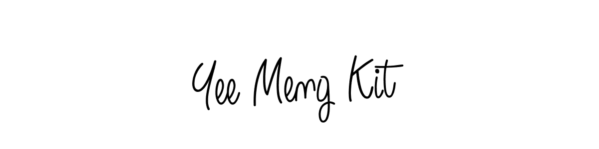 How to Draw Yee Meng Kit signature style? Angelique-Rose-font-FFP is a latest design signature styles for name Yee Meng Kit. Yee Meng Kit signature style 5 images and pictures png