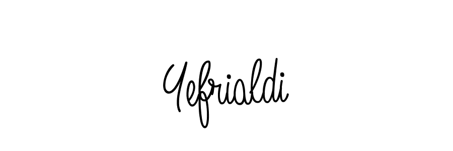 Angelique-Rose-font-FFP is a professional signature style that is perfect for those who want to add a touch of class to their signature. It is also a great choice for those who want to make their signature more unique. Get Yefrialdi name to fancy signature for free. Yefrialdi signature style 5 images and pictures png