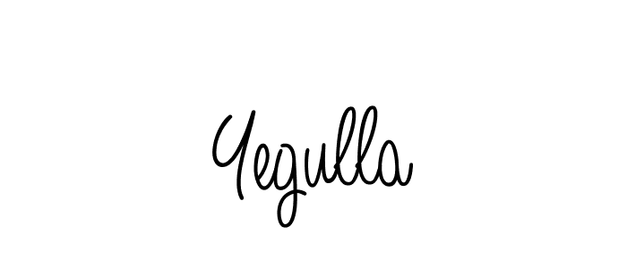 Yegulla stylish signature style. Best Handwritten Sign (Angelique-Rose-font-FFP) for my name. Handwritten Signature Collection Ideas for my name Yegulla. Yegulla signature style 5 images and pictures png