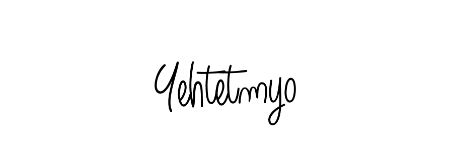 You should practise on your own different ways (Angelique-Rose-font-FFP) to write your name (Yehtetmyo) in signature. don't let someone else do it for you. Yehtetmyo signature style 5 images and pictures png