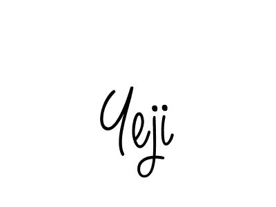 How to Draw Yeji signature style? Angelique-Rose-font-FFP is a latest design signature styles for name Yeji. Yeji signature style 5 images and pictures png