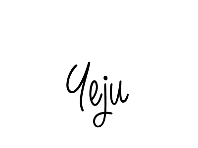 if you are searching for the best signature style for your name Yeju. so please give up your signature search. here we have designed multiple signature styles  using Angelique-Rose-font-FFP. Yeju signature style 5 images and pictures png