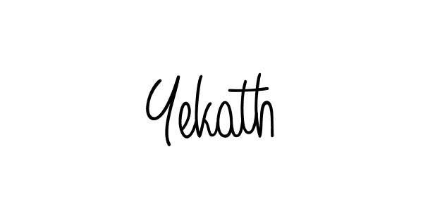 Make a beautiful signature design for name Yekath. Use this online signature maker to create a handwritten signature for free. Yekath signature style 5 images and pictures png