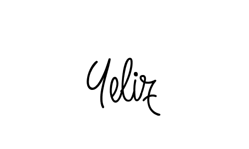 Similarly Angelique-Rose-font-FFP is the best handwritten signature design. Signature creator online .You can use it as an online autograph creator for name Yeliz. Yeliz signature style 5 images and pictures png