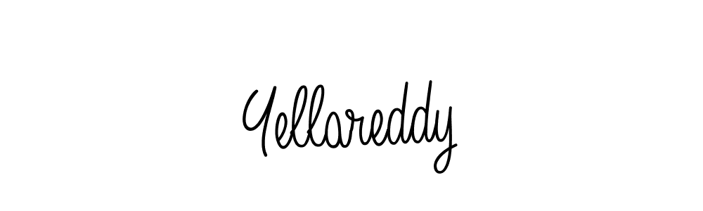 How to make Yellareddy name signature. Use Angelique-Rose-font-FFP style for creating short signs online. This is the latest handwritten sign. Yellareddy signature style 5 images and pictures png