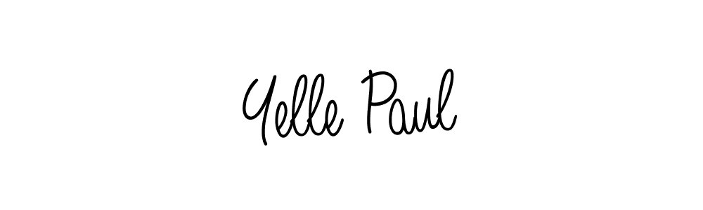 Design your own signature with our free online signature maker. With this signature software, you can create a handwritten (Angelique-Rose-font-FFP) signature for name Yelle Paul. Yelle Paul signature style 5 images and pictures png