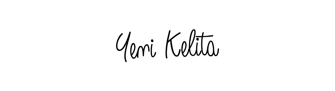 Once you've used our free online signature maker to create your best signature Angelique-Rose-font-FFP style, it's time to enjoy all of the benefits that Yeni Kelita name signing documents. Yeni Kelita signature style 5 images and pictures png