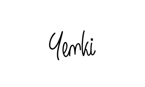 Similarly Angelique-Rose-font-FFP is the best handwritten signature design. Signature creator online .You can use it as an online autograph creator for name Yenki. Yenki signature style 5 images and pictures png