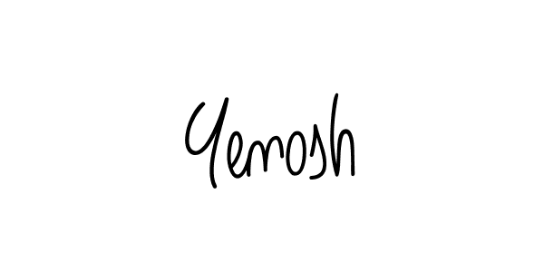 Once you've used our free online signature maker to create your best signature Angelique-Rose-font-FFP style, it's time to enjoy all of the benefits that Yenosh name signing documents. Yenosh signature style 5 images and pictures png