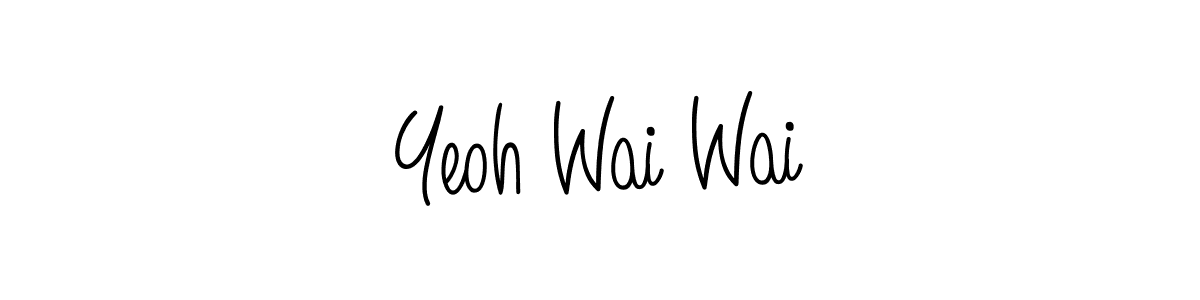 Similarly Angelique-Rose-font-FFP is the best handwritten signature design. Signature creator online .You can use it as an online autograph creator for name Yeoh Wai Wai. Yeoh Wai Wai signature style 5 images and pictures png
