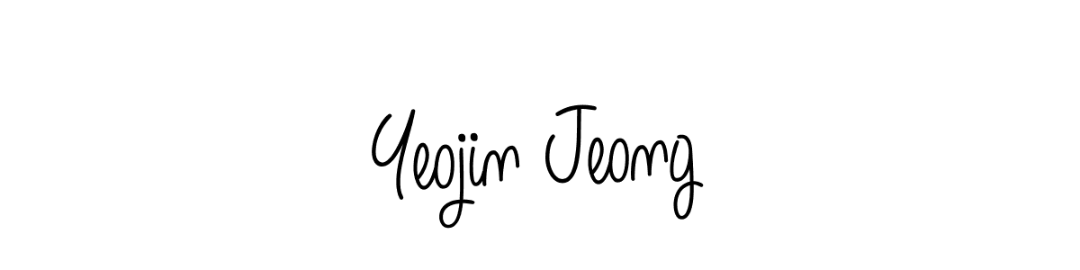 You can use this online signature creator to create a handwritten signature for the name Yeojin Jeong. This is the best online autograph maker. Yeojin Jeong signature style 5 images and pictures png