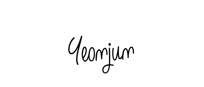 Angelique-Rose-font-FFP is a professional signature style that is perfect for those who want to add a touch of class to their signature. It is also a great choice for those who want to make their signature more unique. Get Yeonjun name to fancy signature for free. Yeonjun signature style 5 images and pictures png
