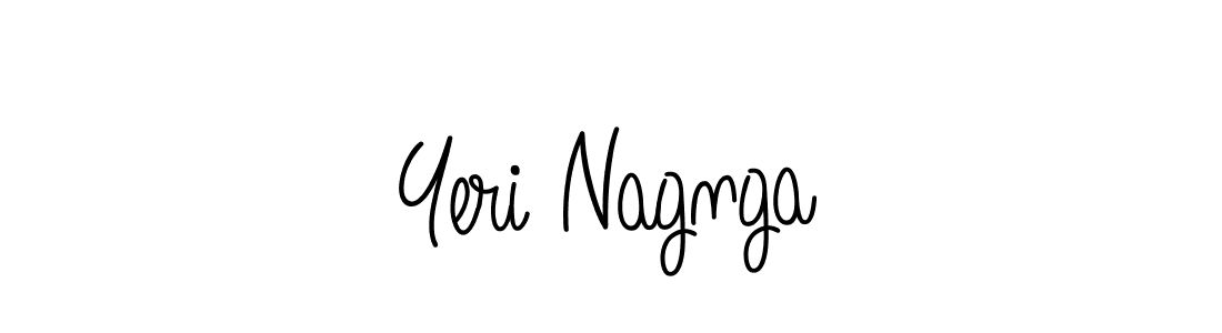 Make a beautiful signature design for name Yeri Nagnga. With this signature (Angelique-Rose-font-FFP) style, you can create a handwritten signature for free. Yeri Nagnga signature style 5 images and pictures png