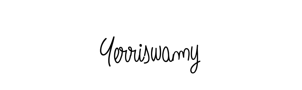 How to Draw Yerriswamy signature style? Angelique-Rose-font-FFP is a latest design signature styles for name Yerriswamy. Yerriswamy signature style 5 images and pictures png