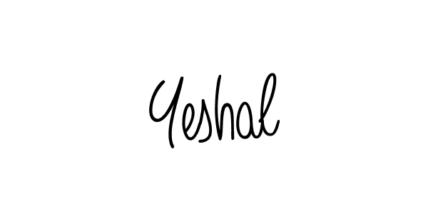 You should practise on your own different ways (Angelique-Rose-font-FFP) to write your name (Yeshal) in signature. don't let someone else do it for you. Yeshal signature style 5 images and pictures png