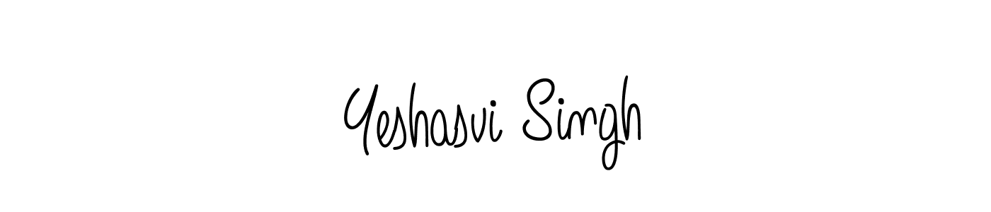 How to make Yeshasvi Singh signature? Angelique-Rose-font-FFP is a professional autograph style. Create handwritten signature for Yeshasvi Singh name. Yeshasvi Singh signature style 5 images and pictures png