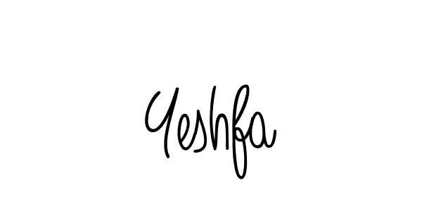 Also we have Yeshfa name is the best signature style. Create professional handwritten signature collection using Angelique-Rose-font-FFP autograph style. Yeshfa signature style 5 images and pictures png