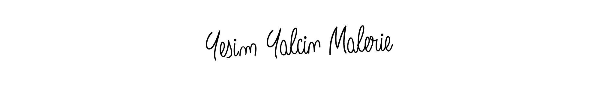 Check out images of Autograph of Yesim Yalcin Malerie name. Actor Yesim Yalcin Malerie Signature Style. Angelique-Rose-font-FFP is a professional sign style online. Yesim Yalcin Malerie signature style 5 images and pictures png