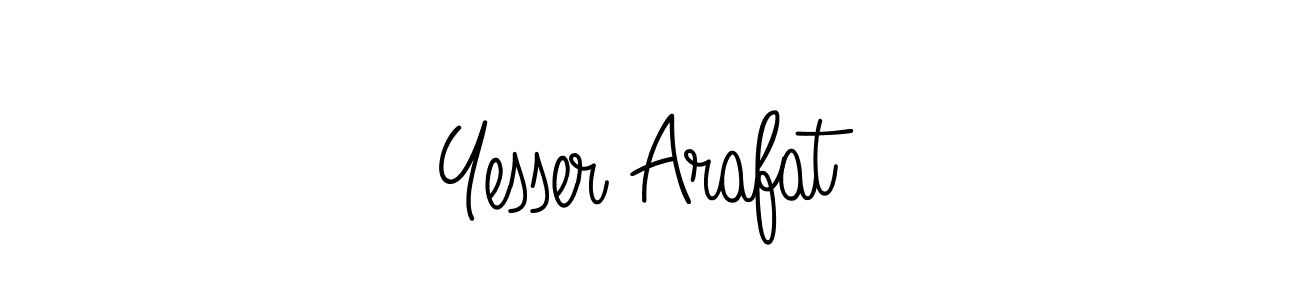 if you are searching for the best signature style for your name Yesser Arafat. so please give up your signature search. here we have designed multiple signature styles  using Angelique-Rose-font-FFP. Yesser Arafat signature style 5 images and pictures png