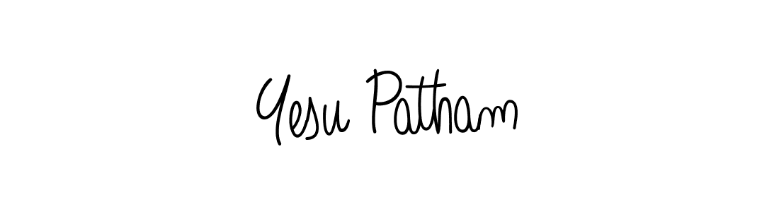 Check out images of Autograph of Yesu Patham name. Actor Yesu Patham Signature Style. Angelique-Rose-font-FFP is a professional sign style online. Yesu Patham signature style 5 images and pictures png