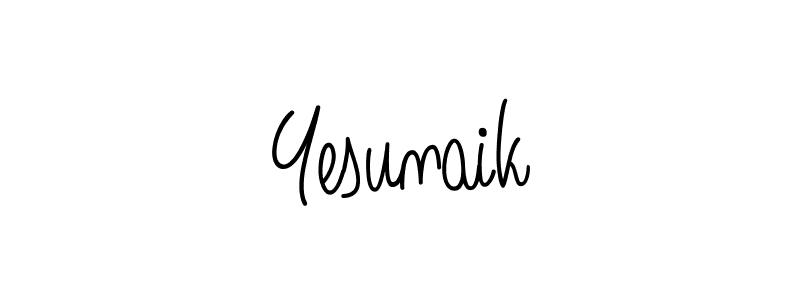Once you've used our free online signature maker to create your best signature Angelique-Rose-font-FFP style, it's time to enjoy all of the benefits that Yesunaik name signing documents. Yesunaik signature style 5 images and pictures png