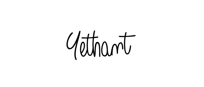 Create a beautiful signature design for name Yethant. With this signature (Angelique-Rose-font-FFP) fonts, you can make a handwritten signature for free. Yethant signature style 5 images and pictures png