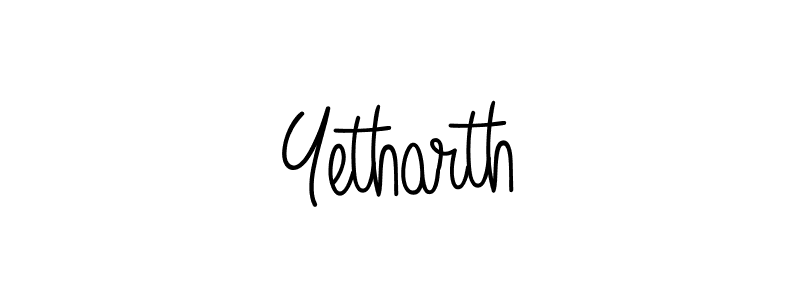 Also we have Yetharth name is the best signature style. Create professional handwritten signature collection using Angelique-Rose-font-FFP autograph style. Yetharth signature style 5 images and pictures png