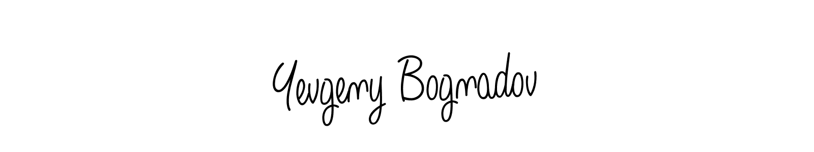 The best way (Angelique-Rose-font-FFP) to make a short signature is to pick only two or three words in your name. The name Yevgeny Bognadov include a total of six letters. For converting this name. Yevgeny Bognadov signature style 5 images and pictures png