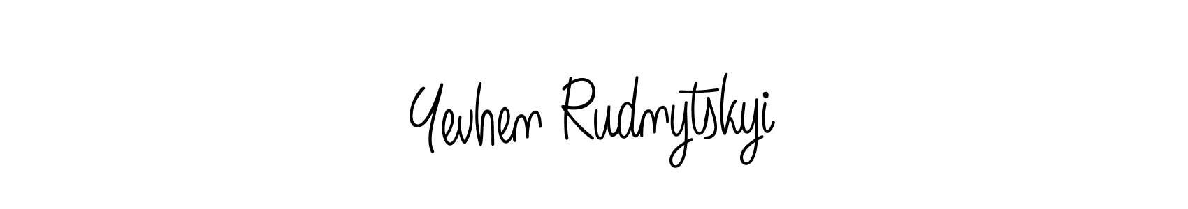 Also we have Yevhen Rudnytskyi name is the best signature style. Create professional handwritten signature collection using Angelique-Rose-font-FFP autograph style. Yevhen Rudnytskyi signature style 5 images and pictures png