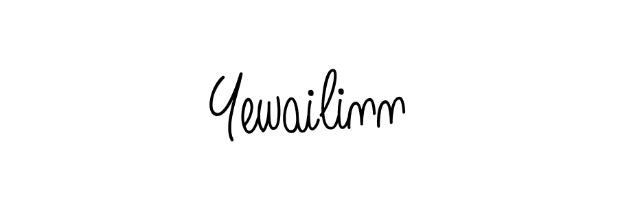 Also You can easily find your signature by using the search form. We will create Yewailinn name handwritten signature images for you free of cost using Angelique-Rose-font-FFP sign style. Yewailinn signature style 5 images and pictures png